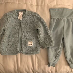 Gerber Soft Blue Baby Jacket Set